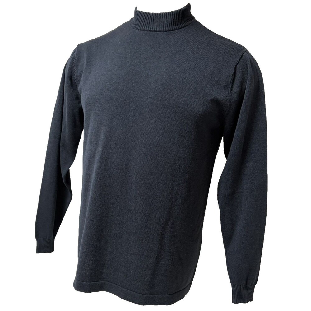 Geoffrey Beene Men’s Sweater Silk/Cotton Knit Size Small Dark Blue
